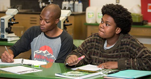 Students in classroom