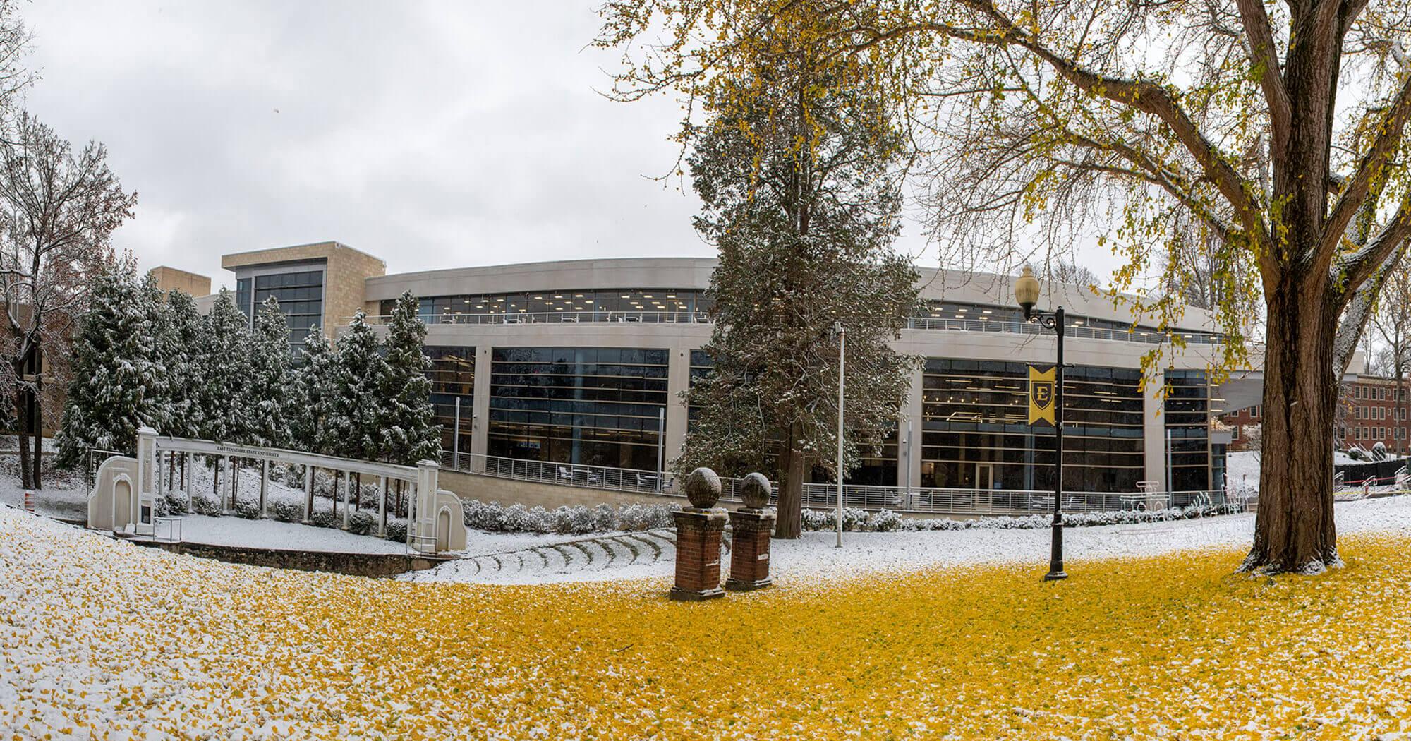Dp Culp Center in winter