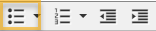 unordered list icon