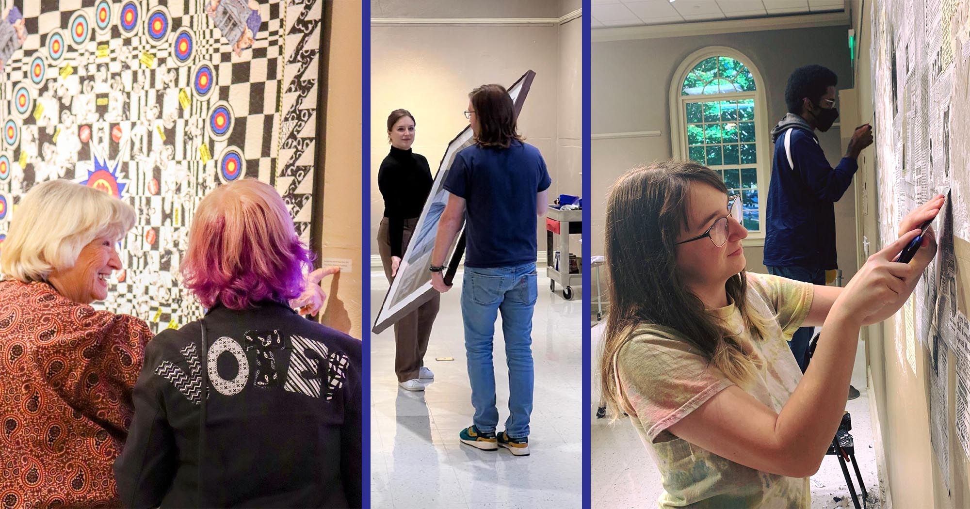 Images of Reece at work.