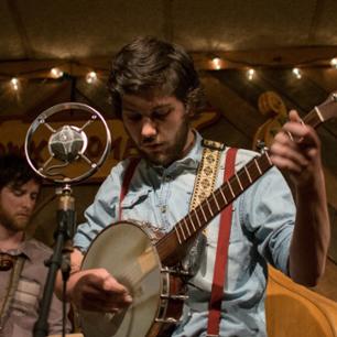 old time band at mic