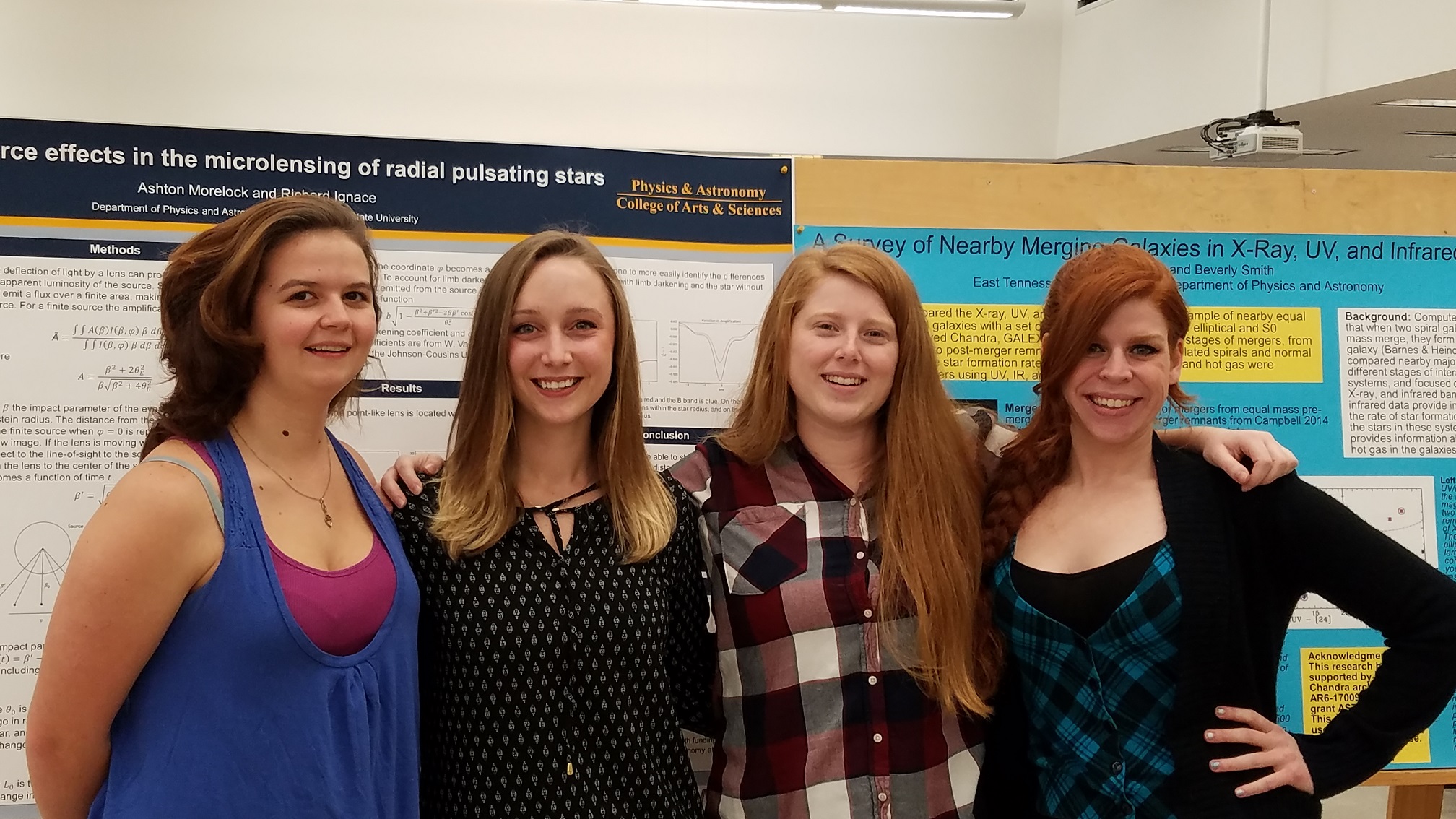 Photo for Physics majors attended the Undergraduate Women in Physics Conference