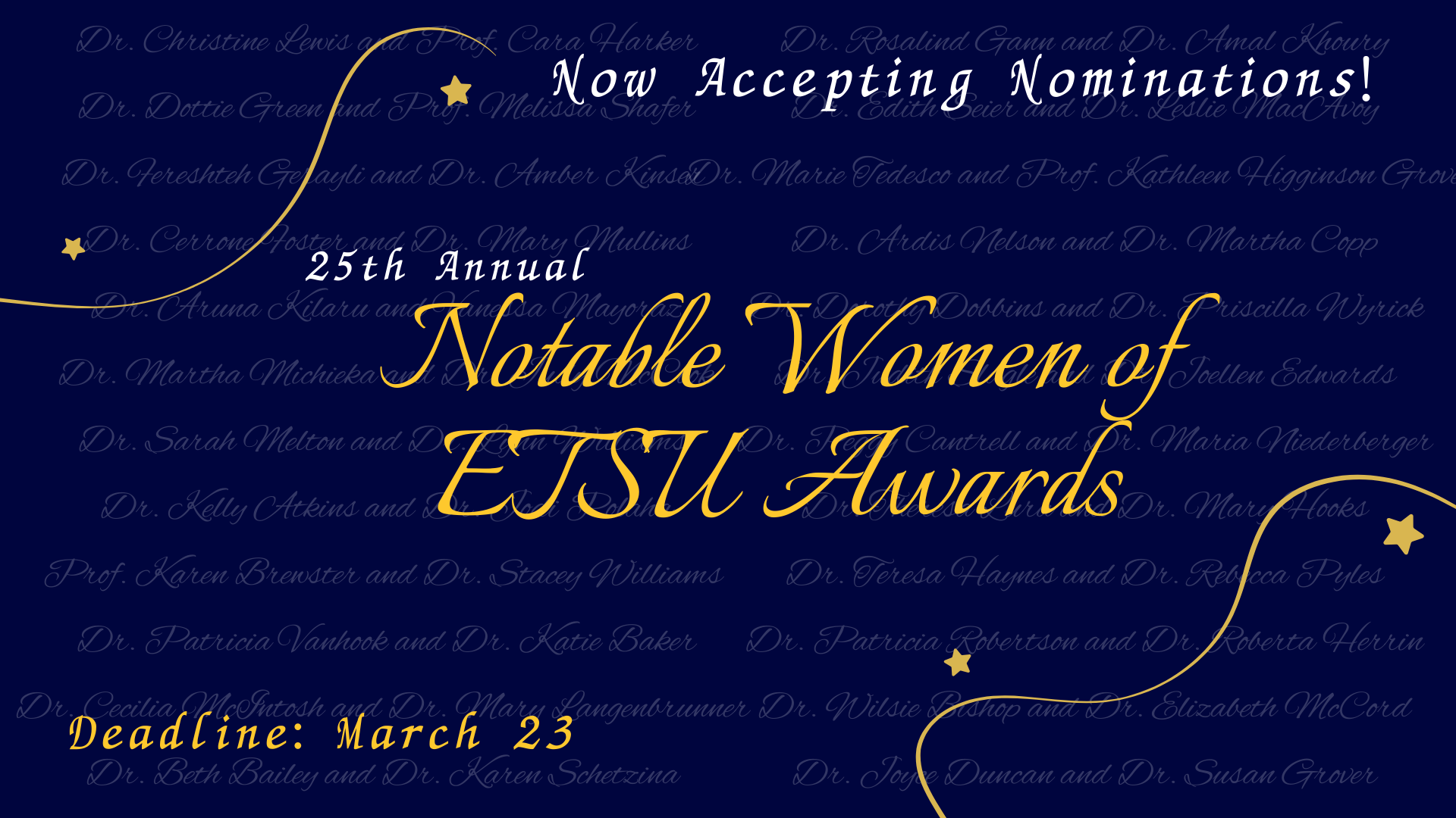 image for Notable Women Award Nominations 2026