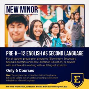 Photo for We are Excited to offer a NEW MINOR!