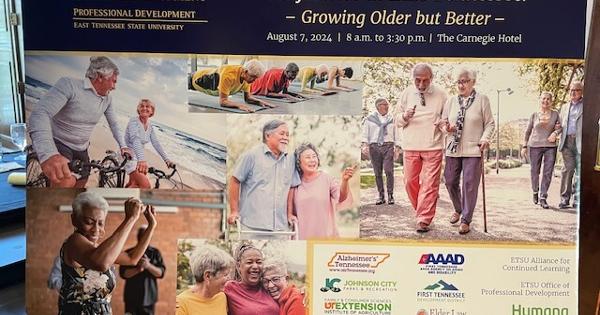 Aging conference sign