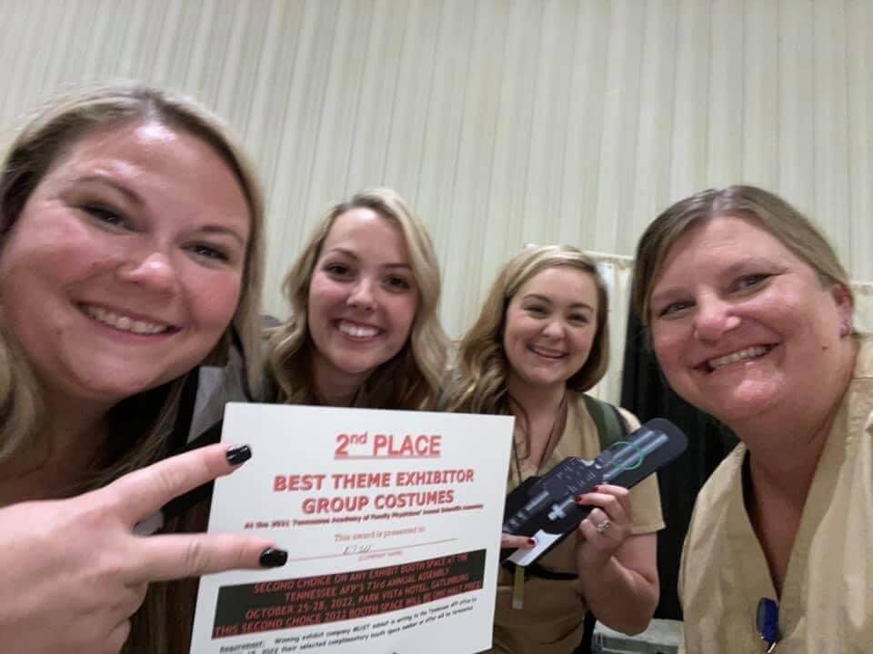 2nd place TNAFP "Covid Busters" with Dr. Stoltz