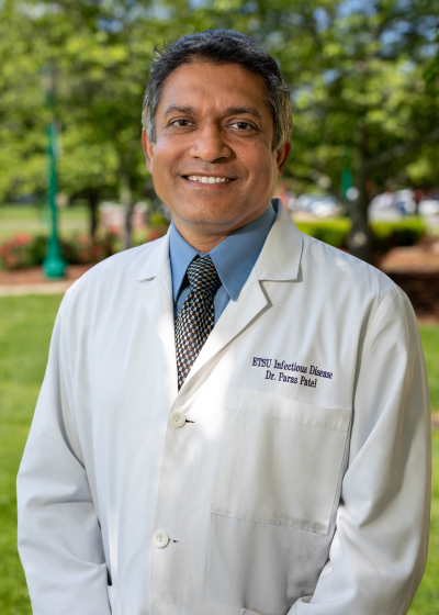 Photo of Paras Patel, MD | Associate Professor | Division Program Director | Infectious, Inflammatory and Immunologic Disease VA Building 3423.439.8051