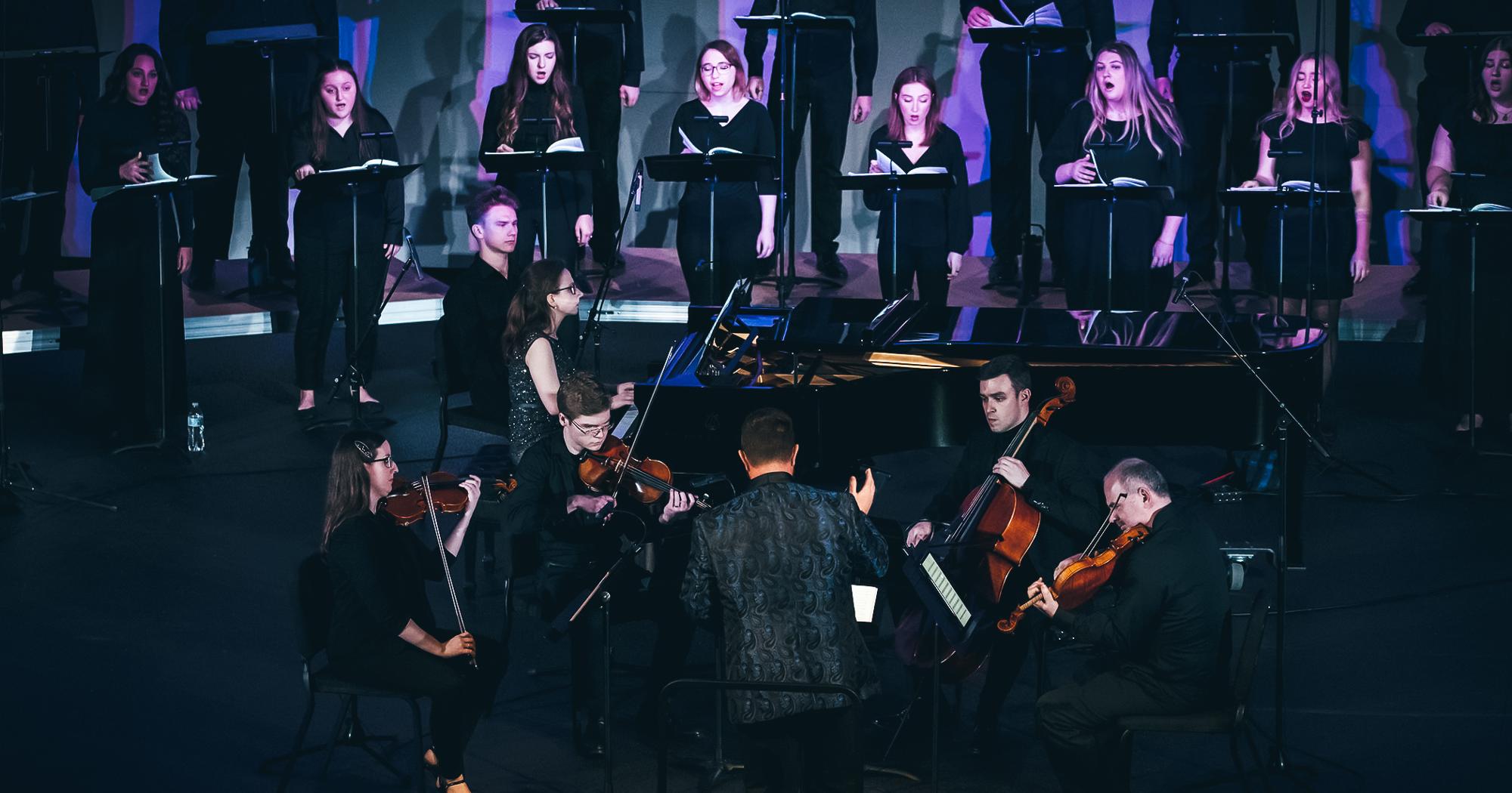 The ETSU Orchestra during a concert