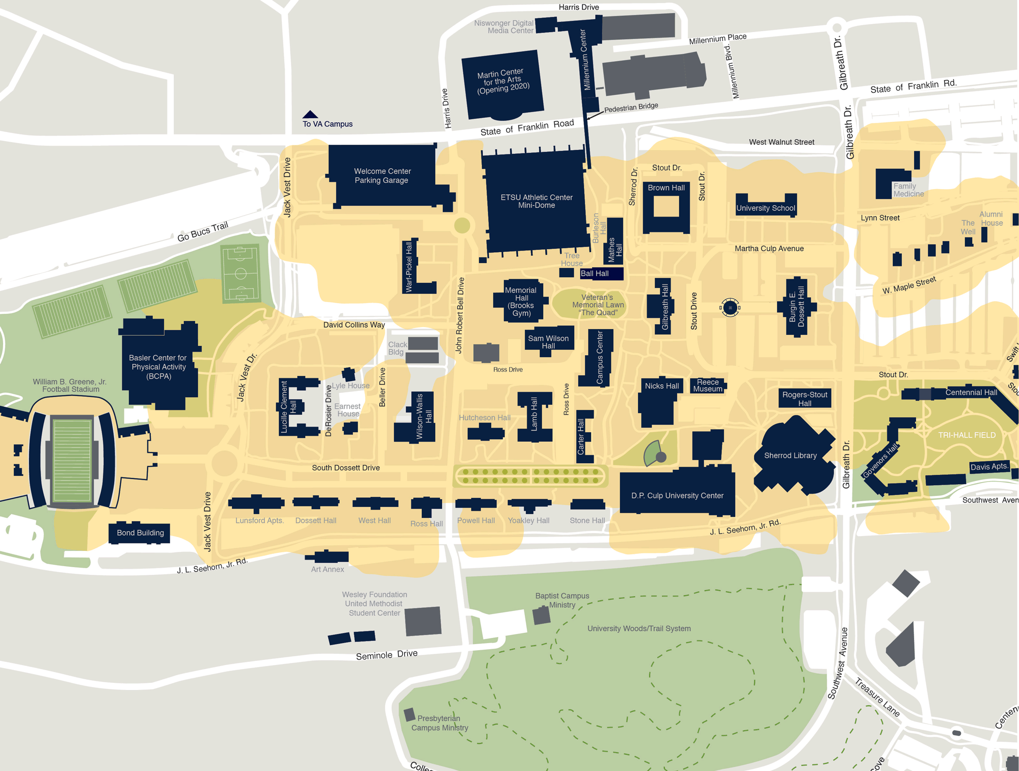 ETSU campus map wifi