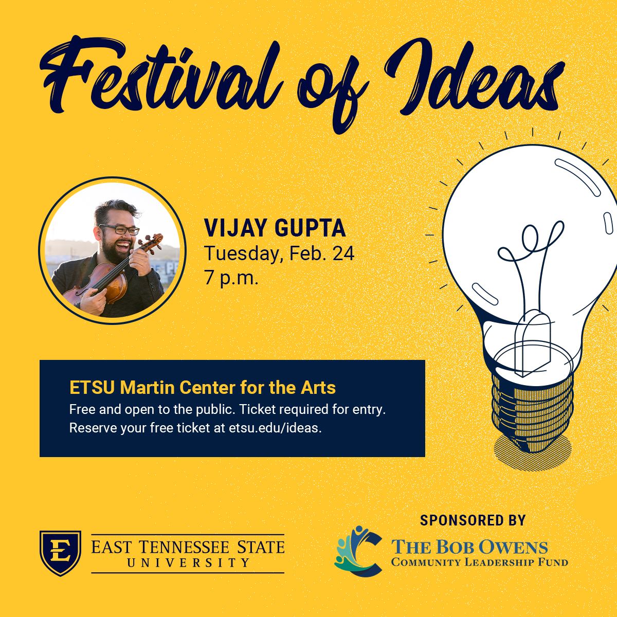 image for ETSU 2026 FESTIVAL OF IDEAS