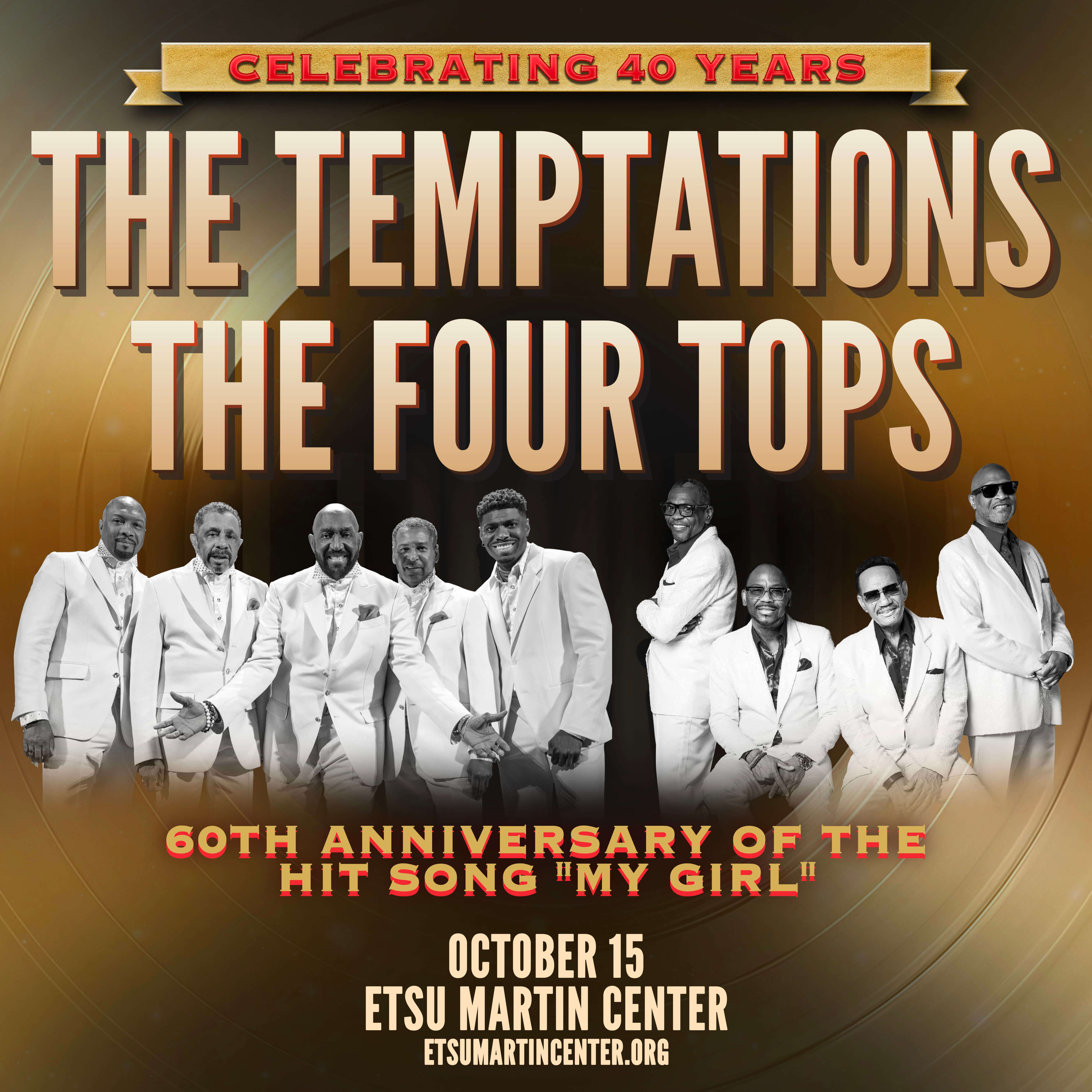 image for THE TEMPTATIONS + THE FOUR TOPS