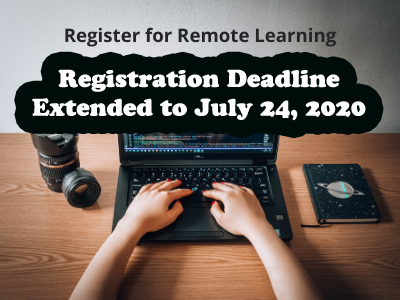 Register for Remote Learning