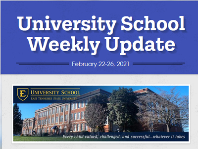 University School Update 2-22-21
