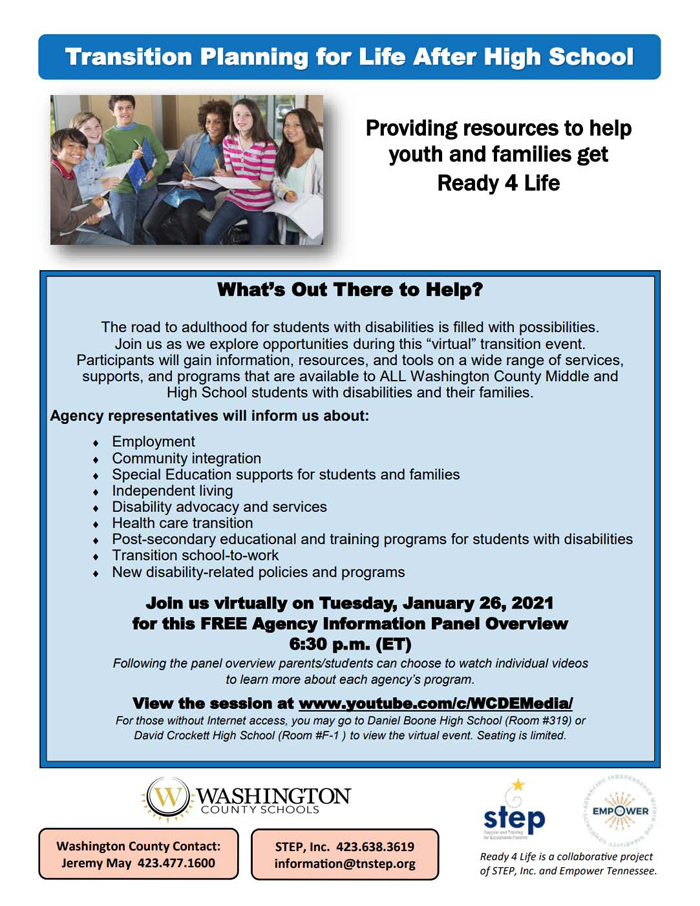 Transition Planning for Life After High School