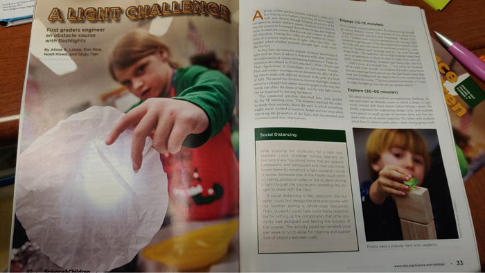 Ms. Noell Howe Co-authors Article  Published in Science and Children_NSTA