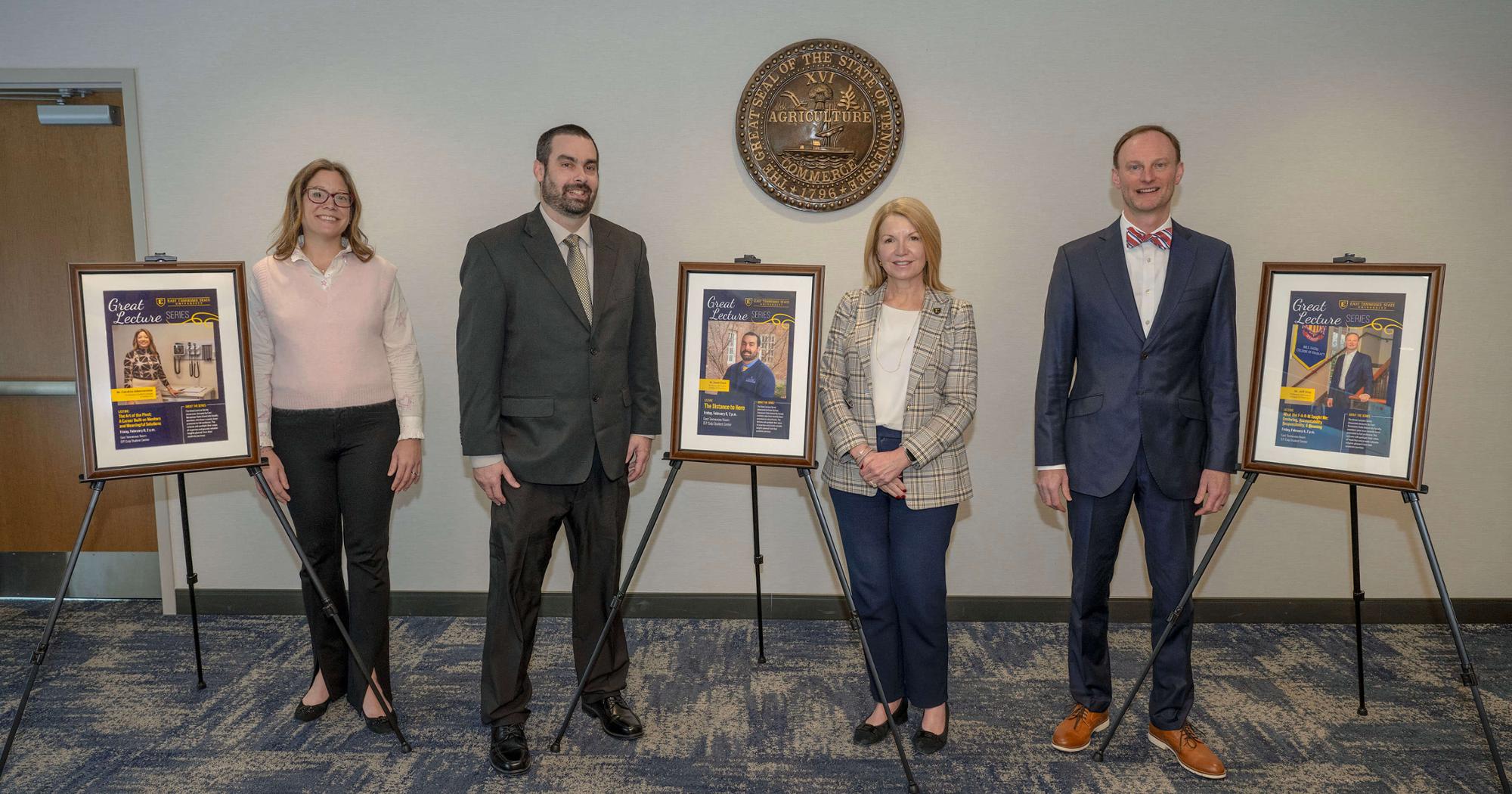 ETSU Great Lecture Series Speakers on Feb. 6