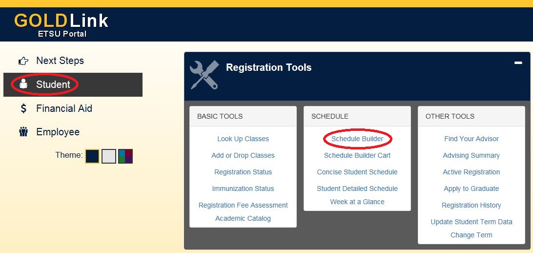 Student Page_Registration Tools=Red 