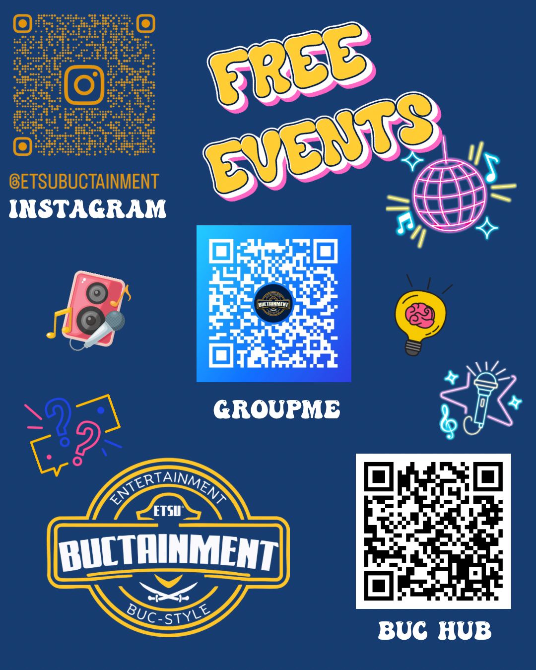 Buctainment Graphic 2025