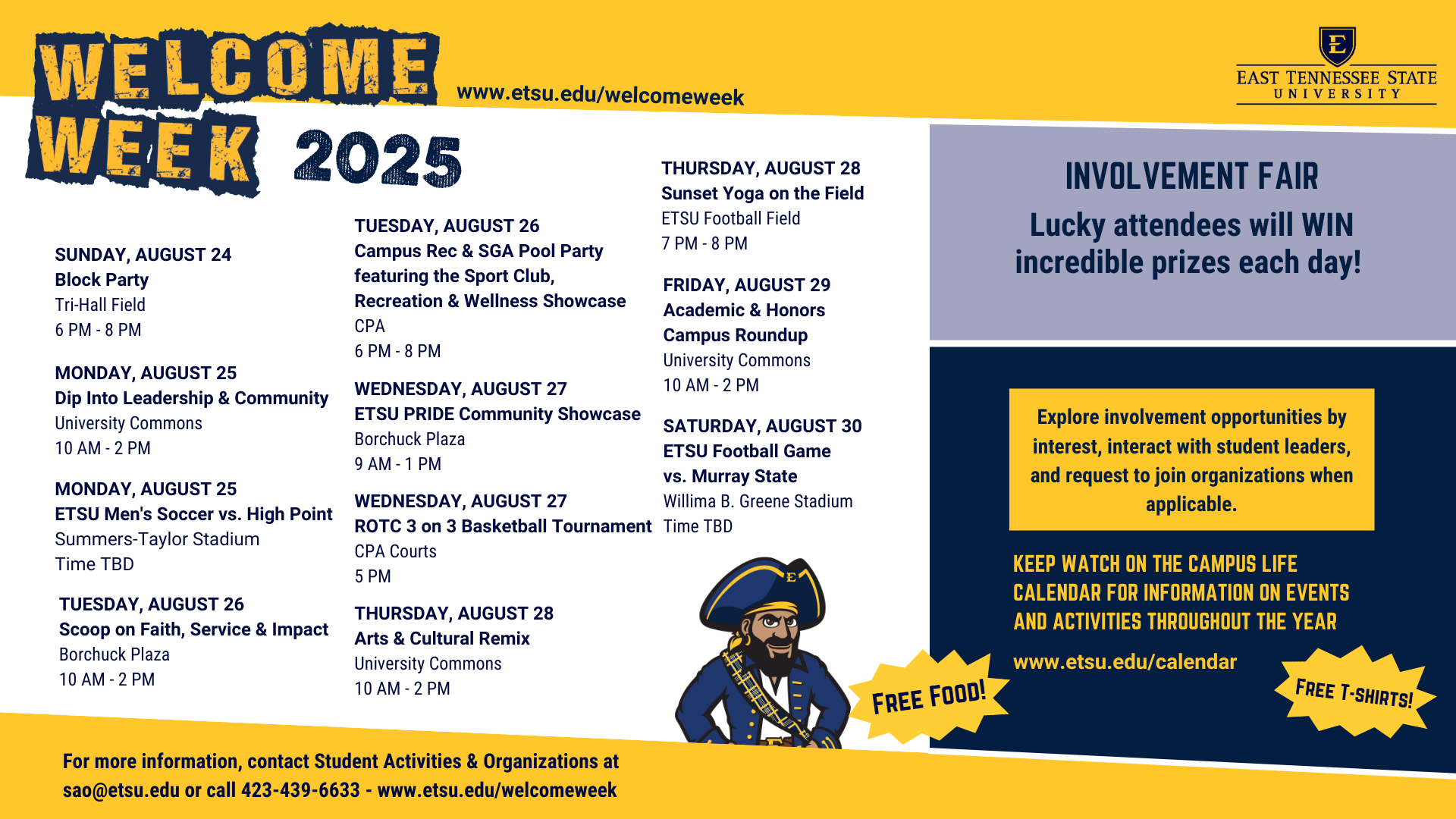 Welcome Week 2025